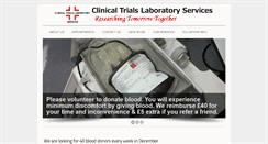 Desktop Screenshot of clintrialslab.com